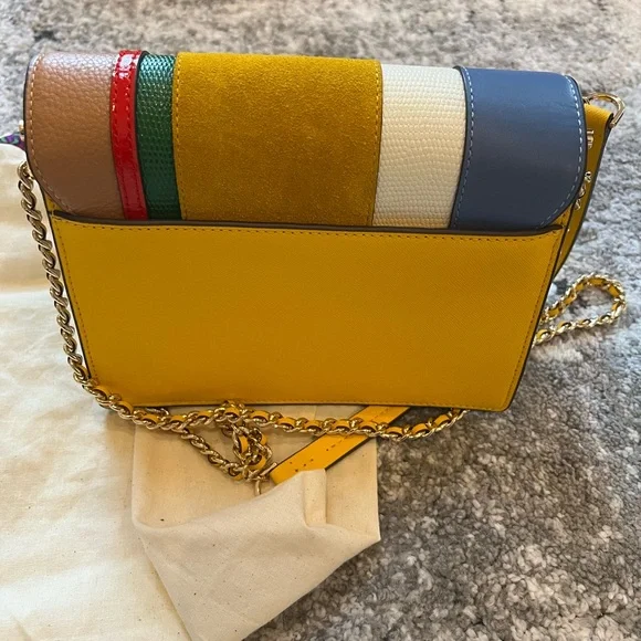 Tory Burch Robinson Balloon Stripe Convertible Shoulder bag / crossbody bag - Picture 2 of 3